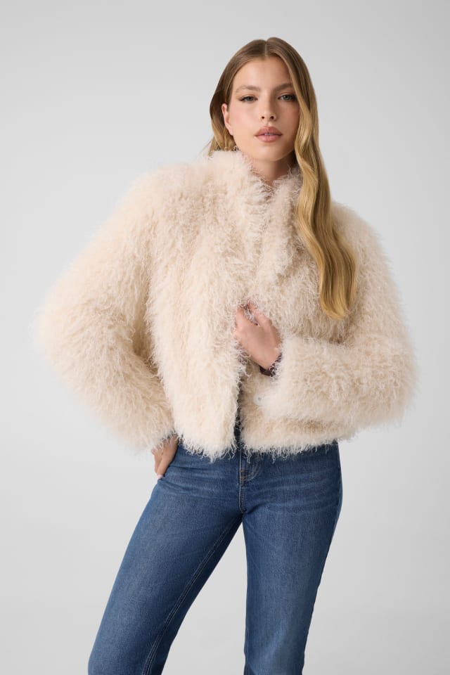 Chaqueta de piel sintética