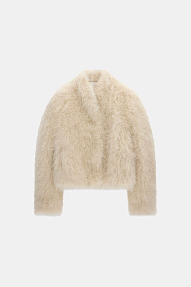 Chaqueta de piel sintética