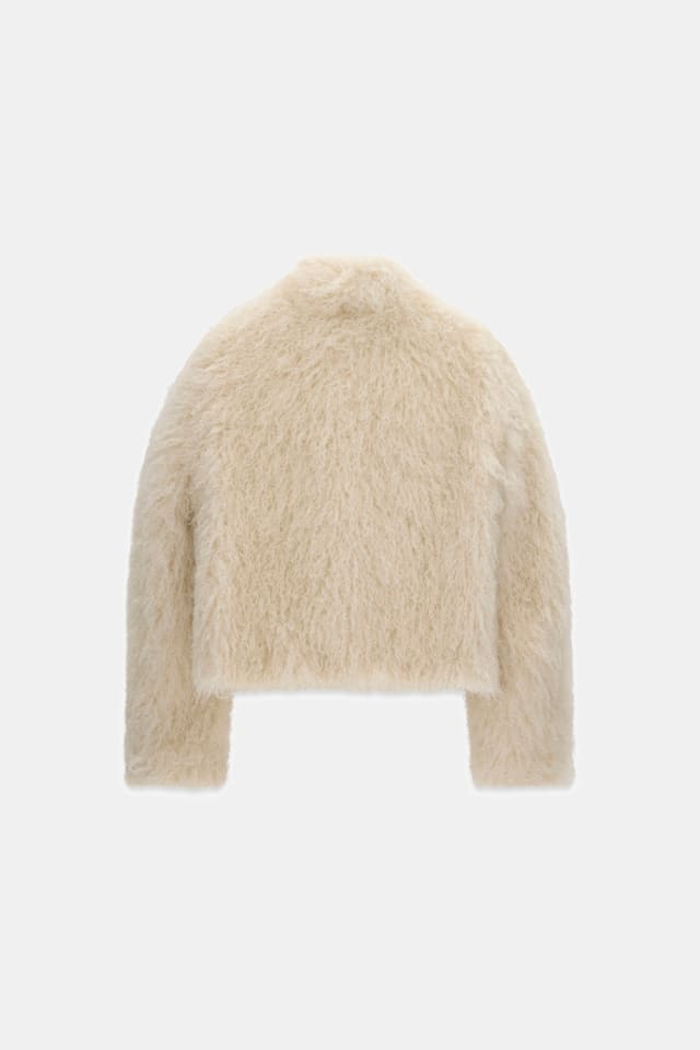 Chaqueta de piel sintética
