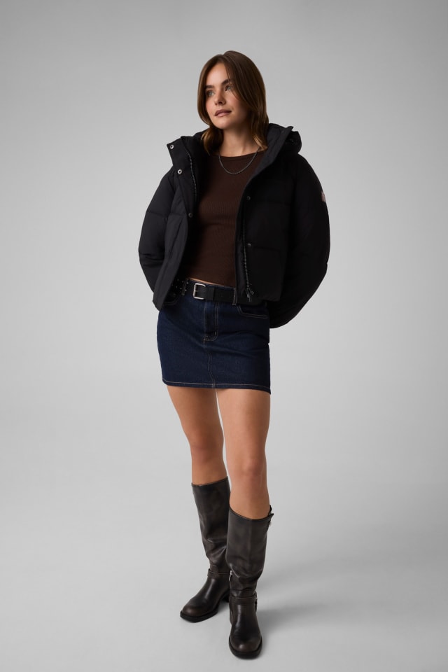 Kurze Steppjacke