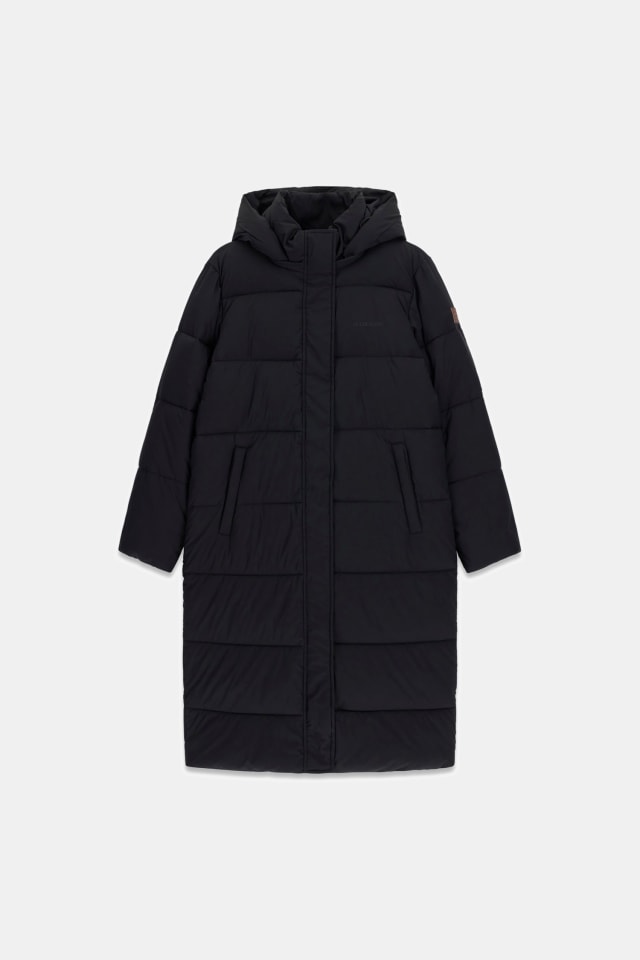 Jaqueta puffer longa