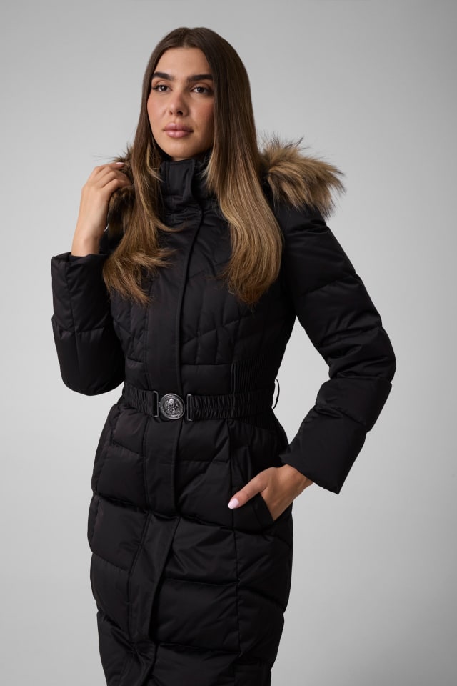 Chaqueta acolchada larga