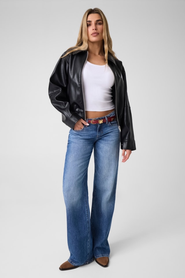 Kunstlederjacke