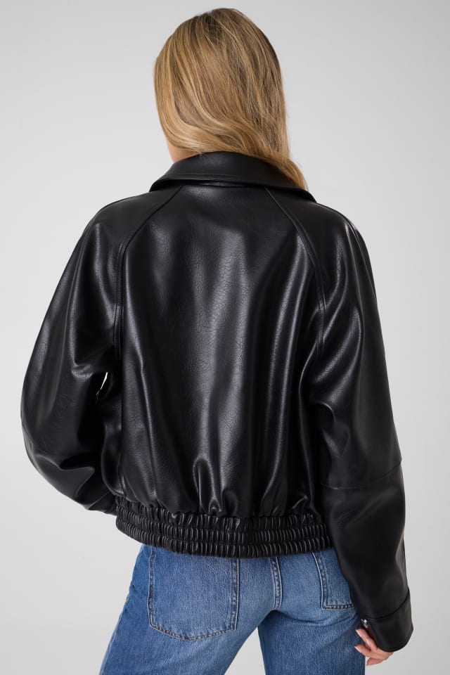 Kunstlederjacke