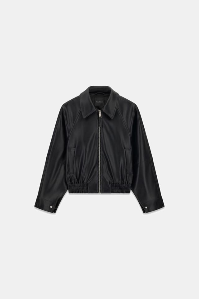 Chaqueta de cuero sintético