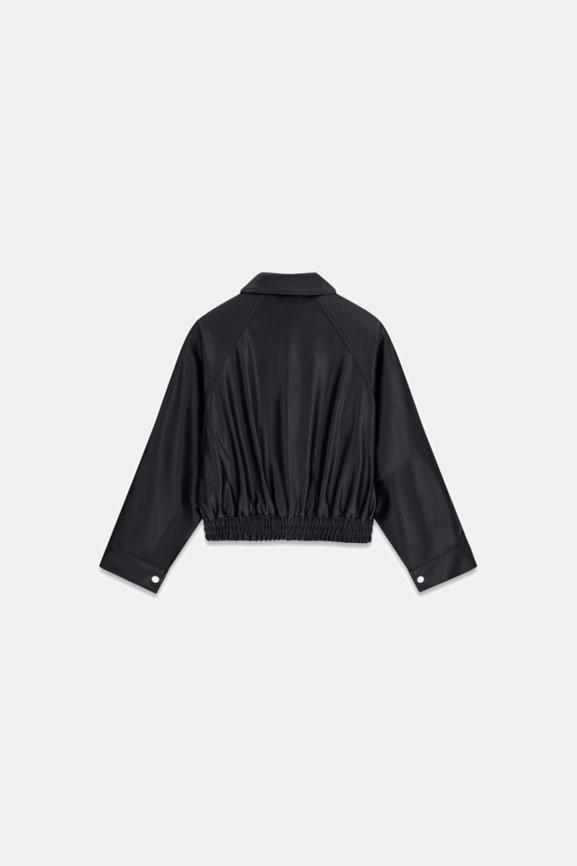 Chaqueta de cuero sintético