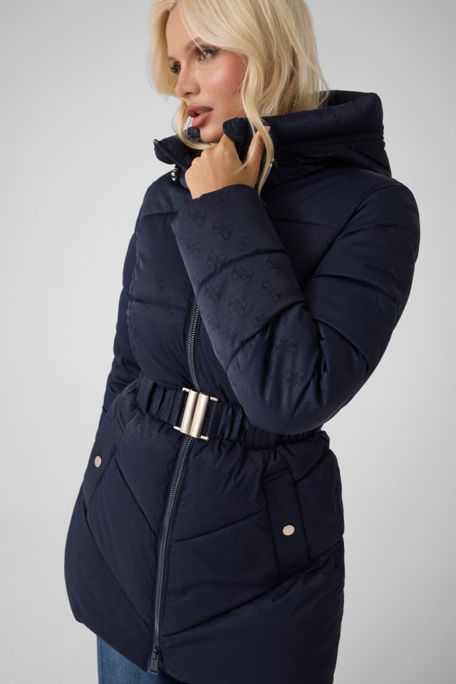 Chaqueta acolchada de longitud media