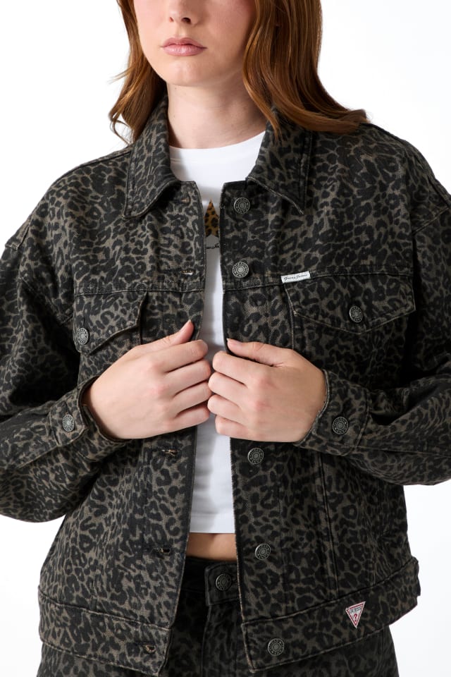 Übergroße Truckerjacke