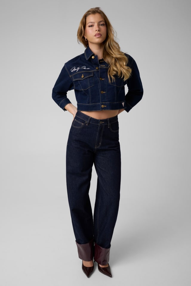 Giacca corta in Denim
