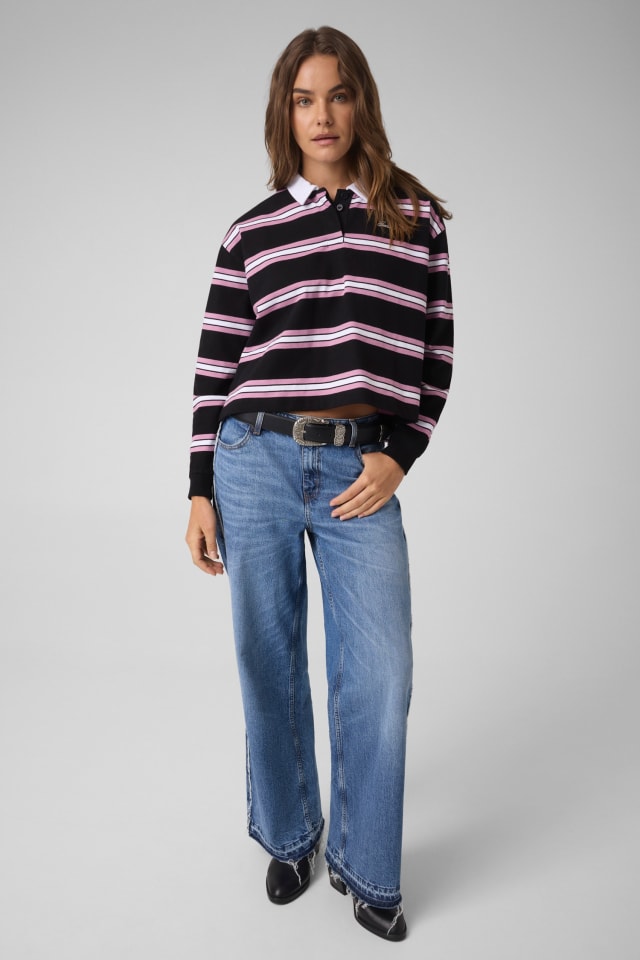 Gestreiftes Poloshirt