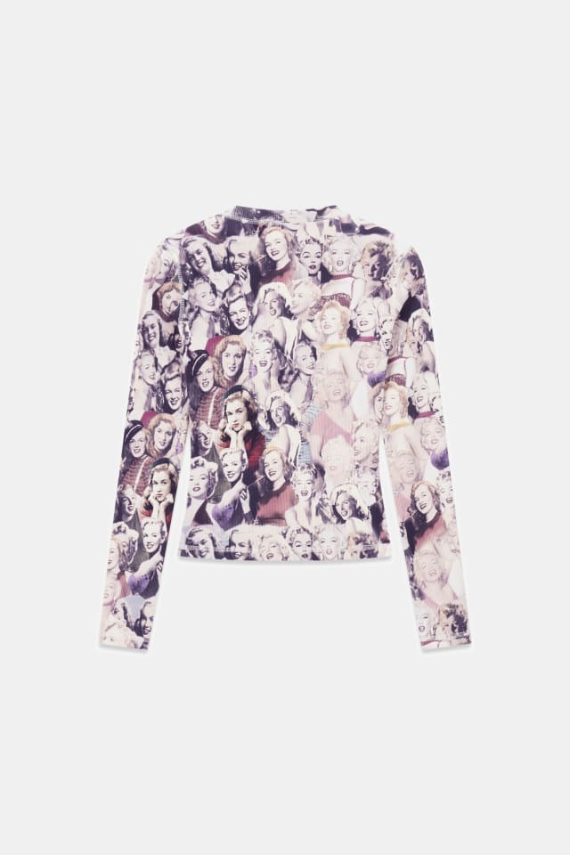 Blusa estampada da Marilyn