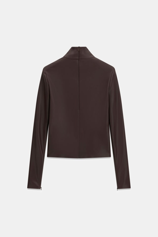 Top de gola subida Leonie