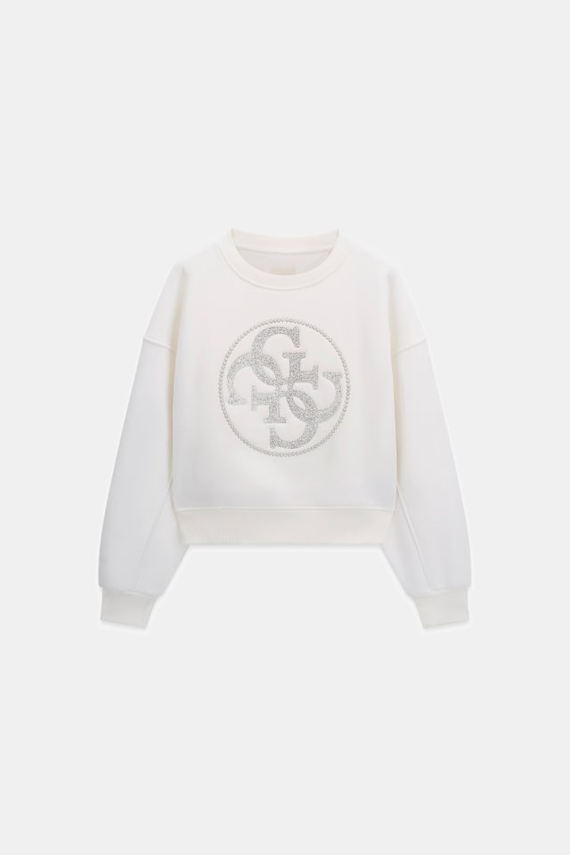 Sweatshirt com strass