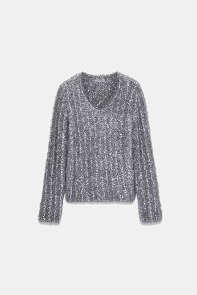 Bouclé-Pullover