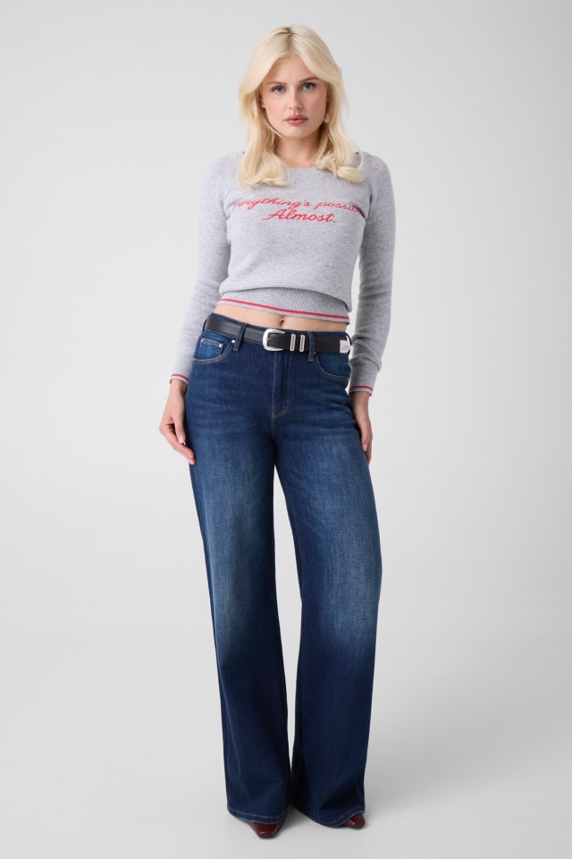 Maglione misto lana