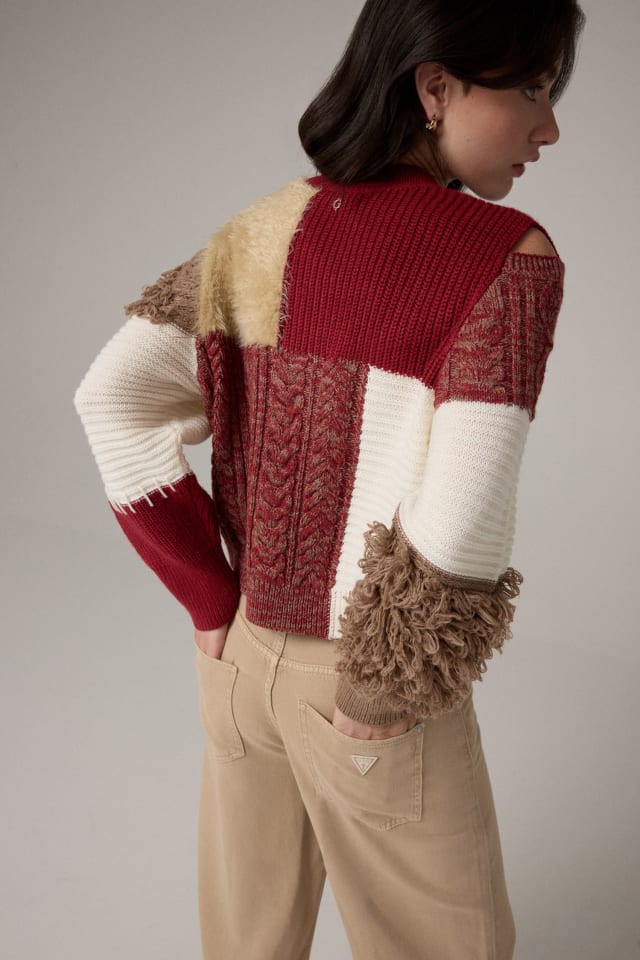 Maglione patchwork