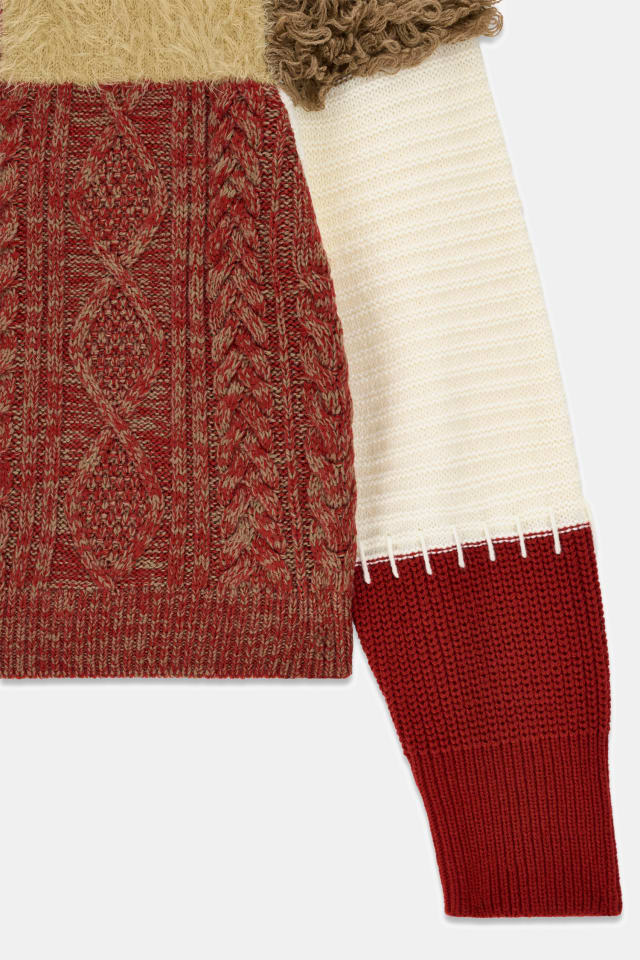 Maglione patchwork