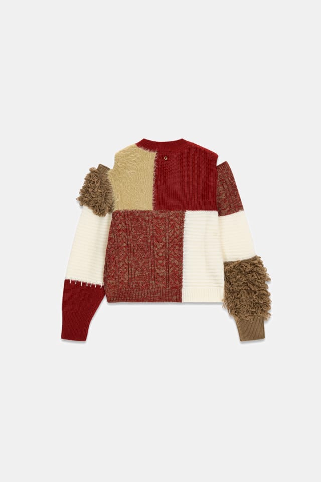 Maglione patchwork