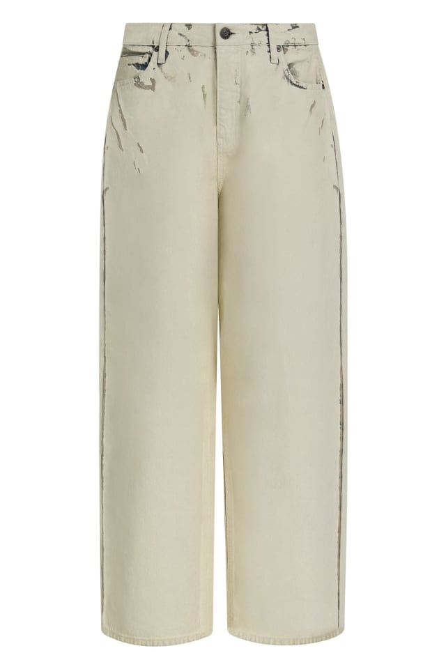 Jeans de cintura média relaxed fit