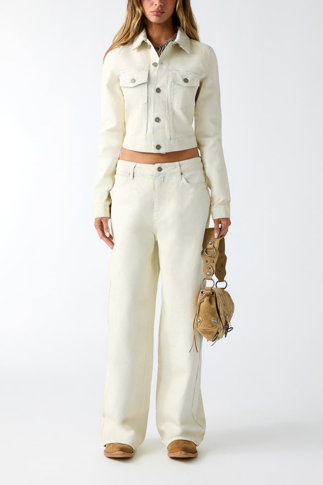 Jeans met mid rise en relaxed fit