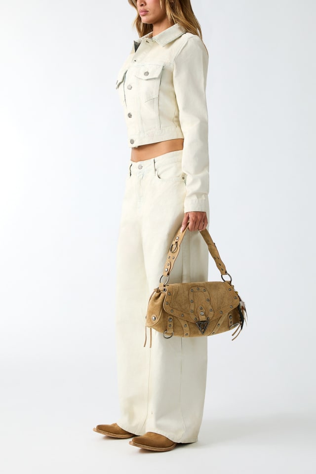 Jeans met mid rise en relaxed fit