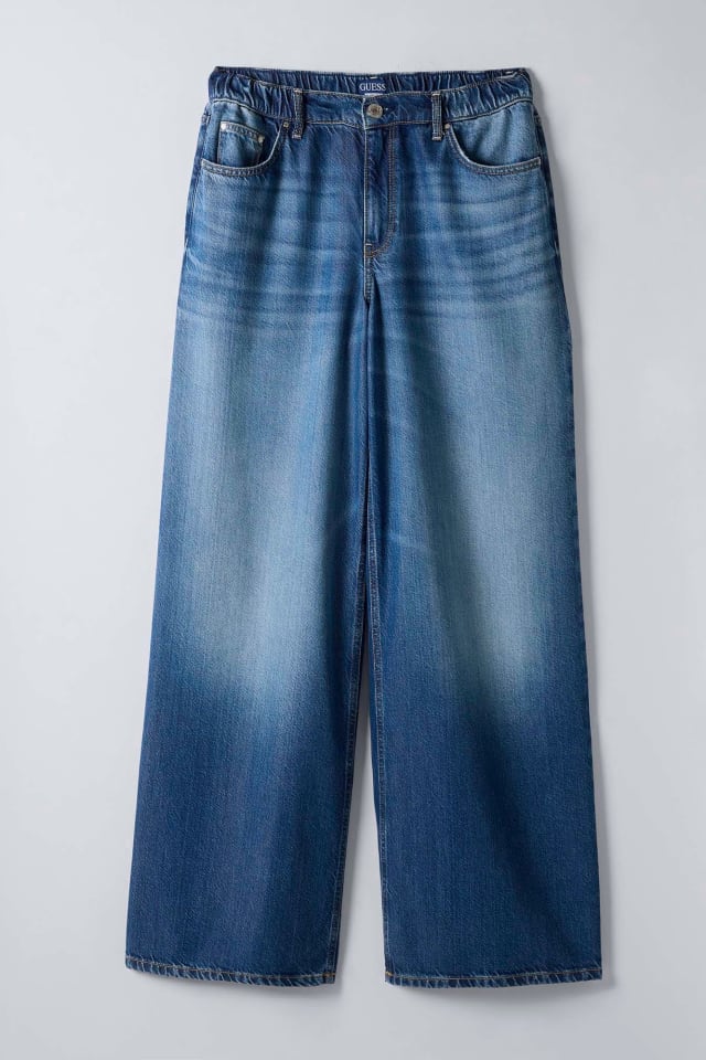 Jeans de perna larga