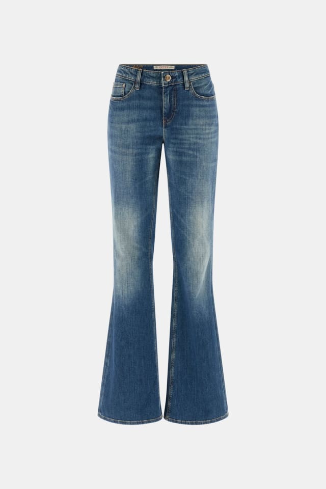 Jeans bootcut de tiro bajo
