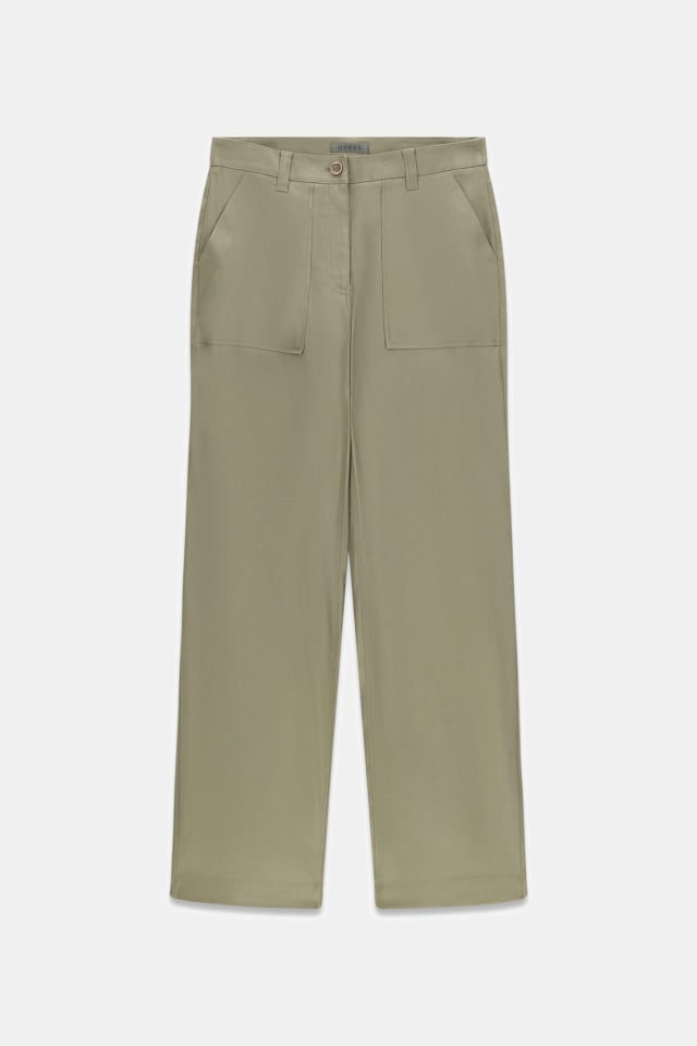 Pantalones de carpintero de mezcla de lino