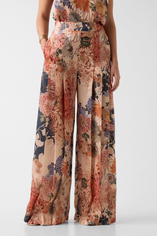 Pantaloni a palazzo stampati
