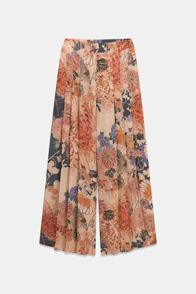 Pantaloni a palazzo stampati
