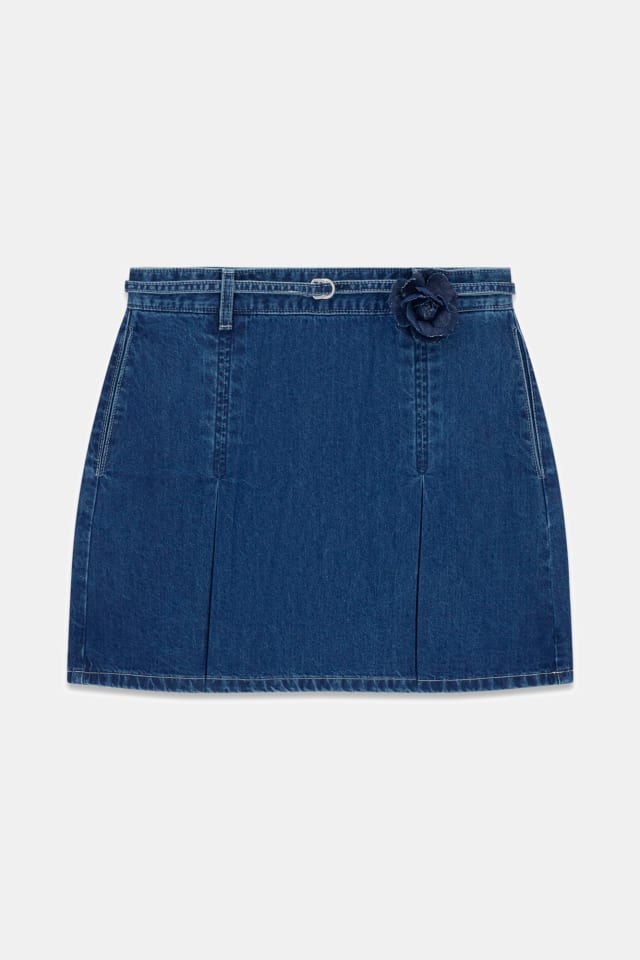 Minissaia de denim