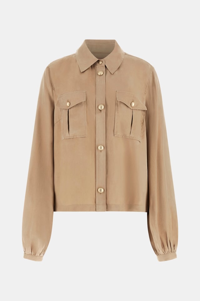 Camisa de mezcla de viscosa