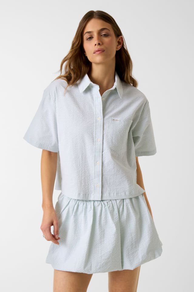 Camisa de cuadros boxy