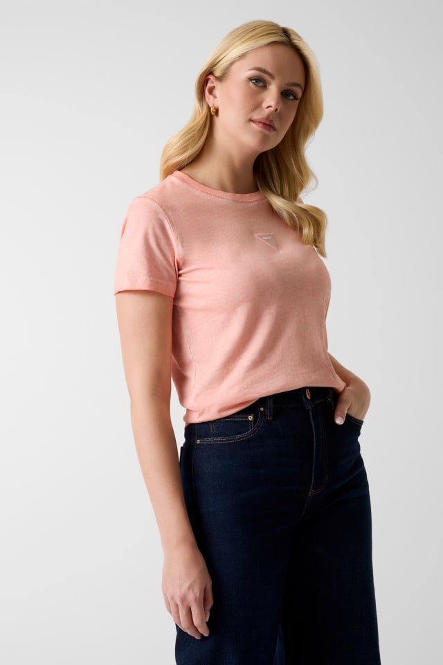 Camiseta de pedrería