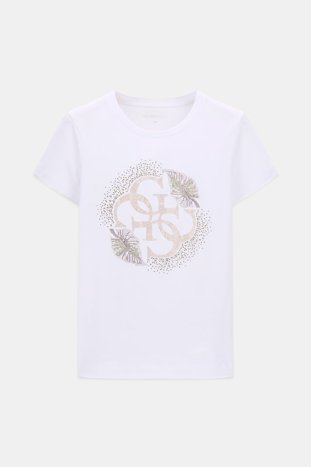T-shirt z kryształkami 4G