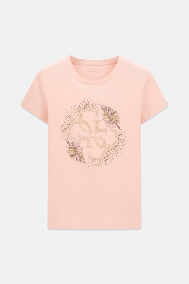 T-shirt con strass 4G