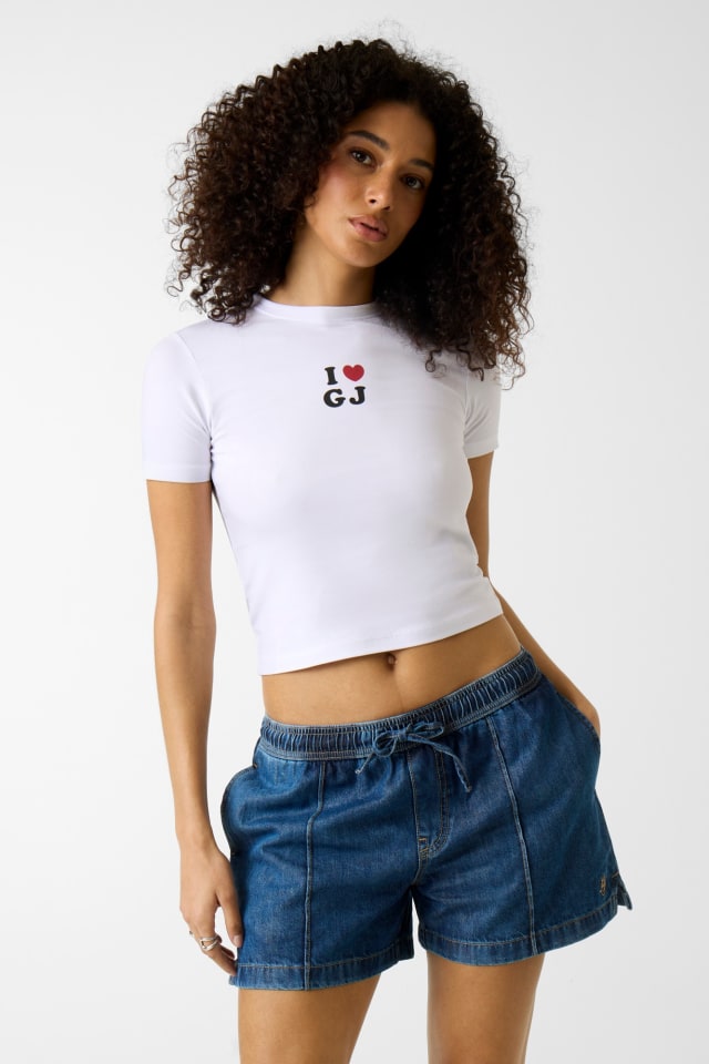Camiseta recortada
