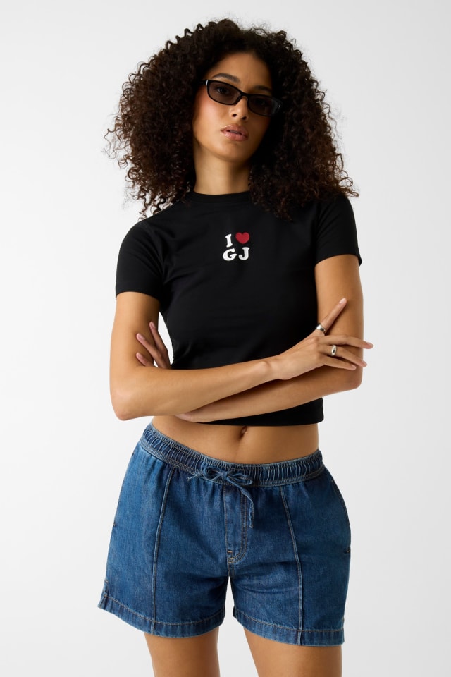 Camiseta recortada
