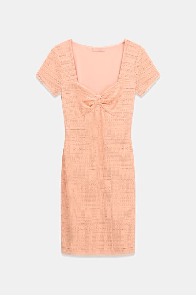 Vestido mini de encaje