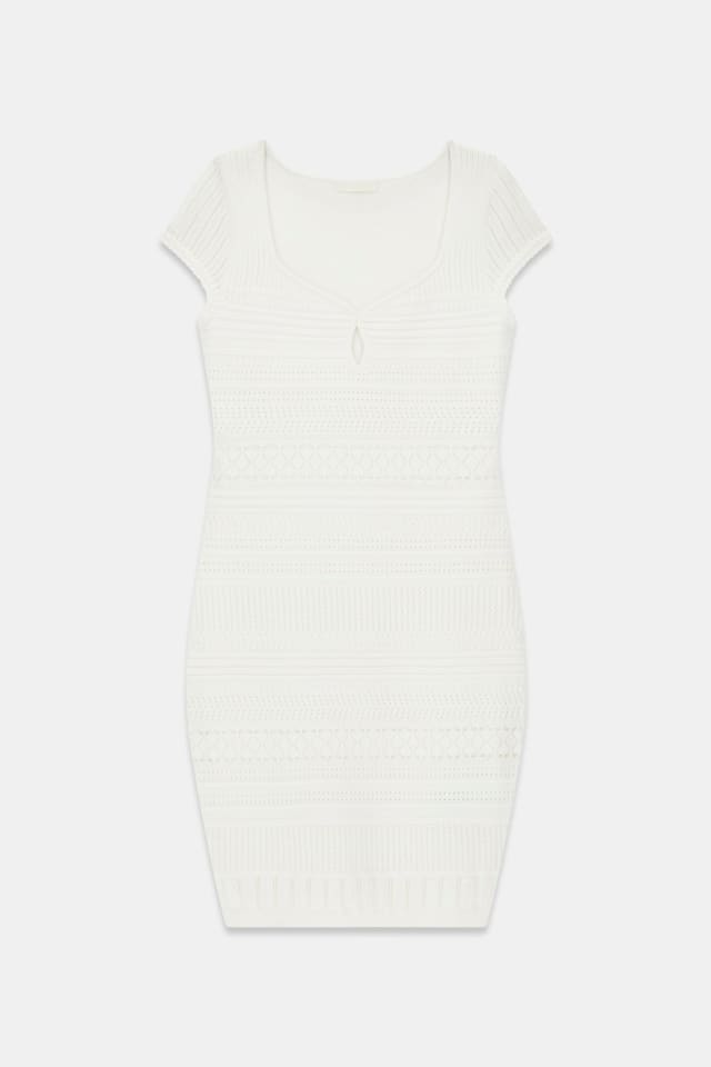 Vestido midi de punto