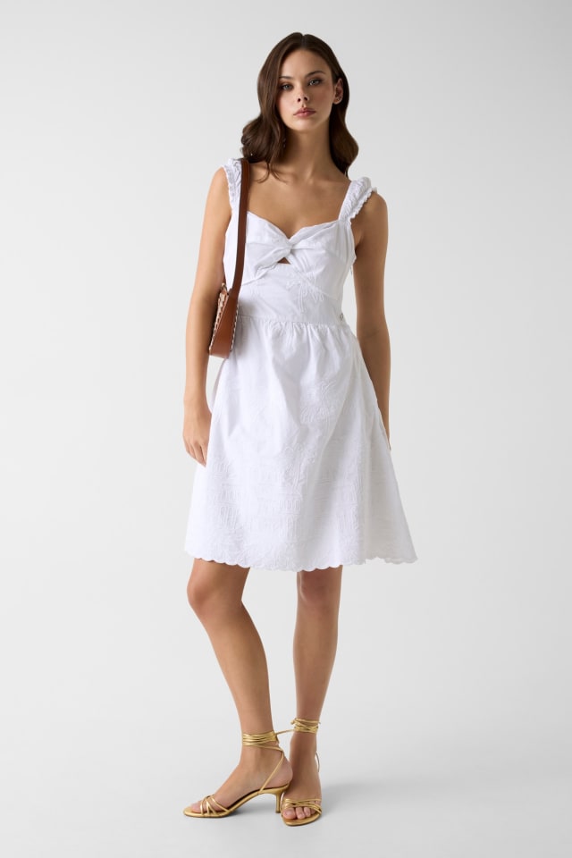 Vestido mini bordado