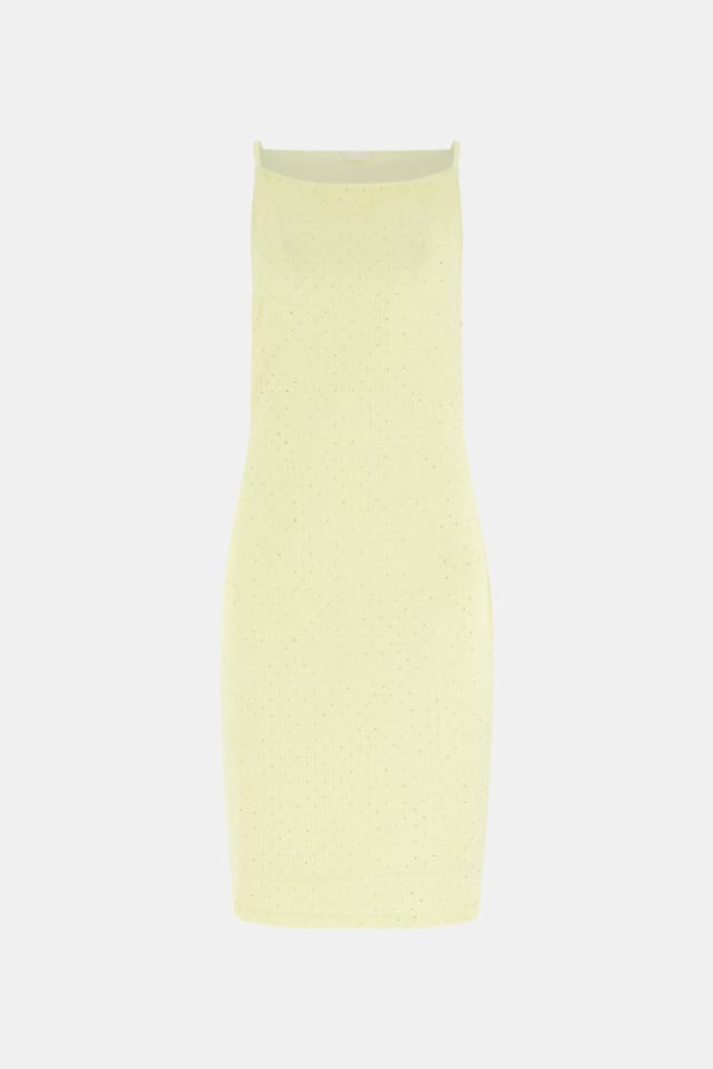 Decote barco midi dress