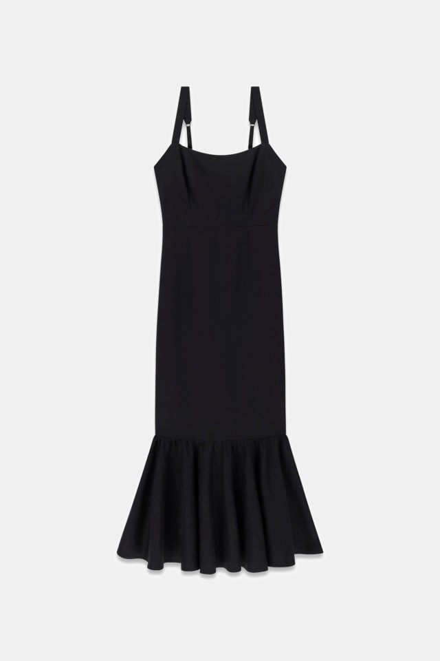 Mistura de linho dress