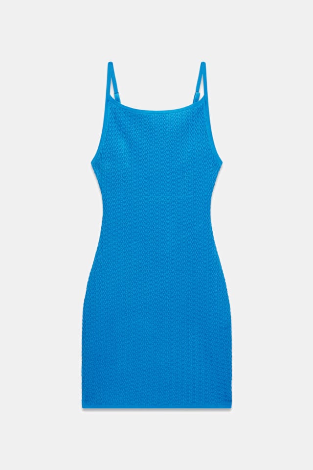 Vestido mini texturizado