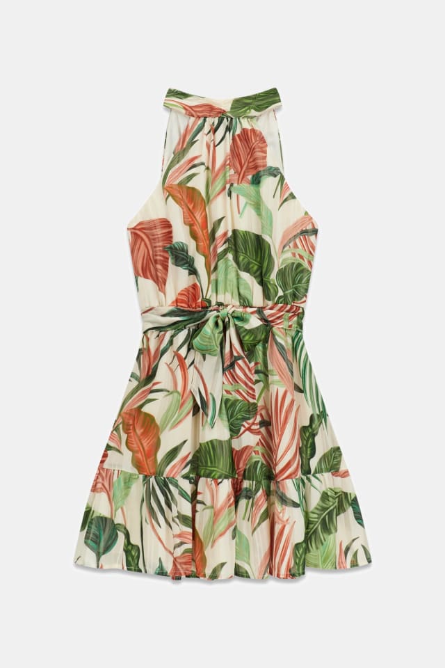 Vestido mini impreso