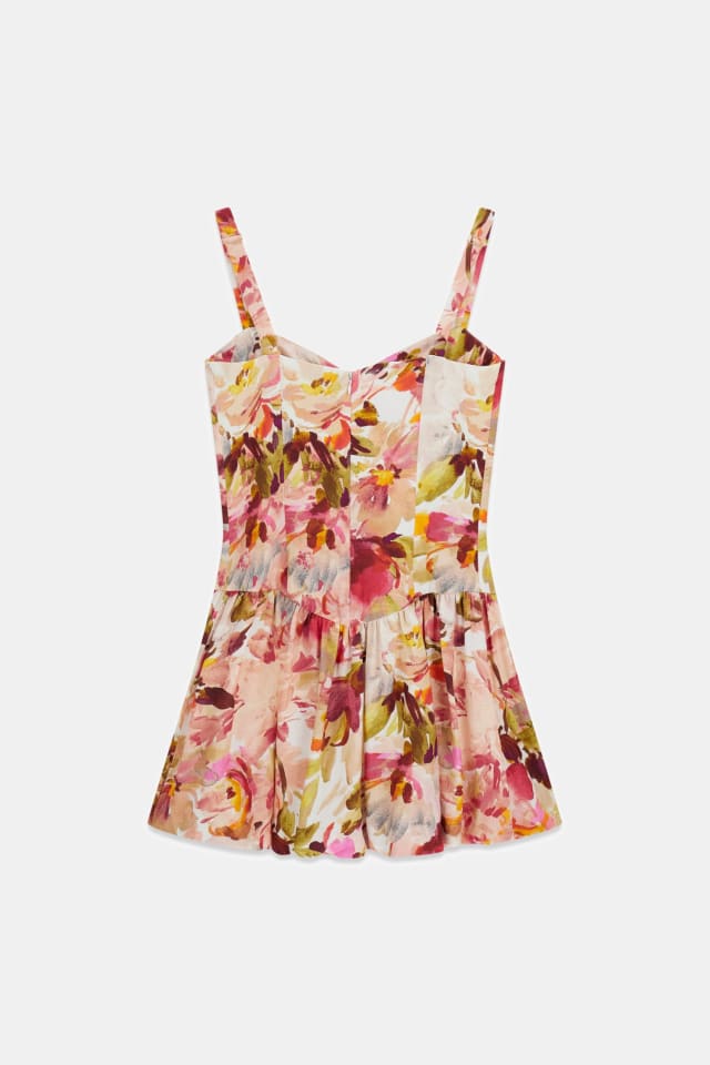 Vestido mini estampado