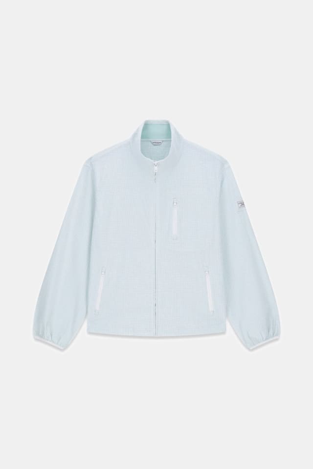 Chaqueta cortavientos a cuadros