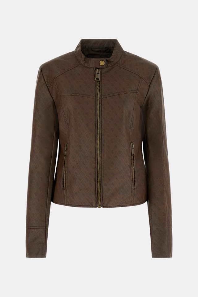 Chaqueta de piel sintética