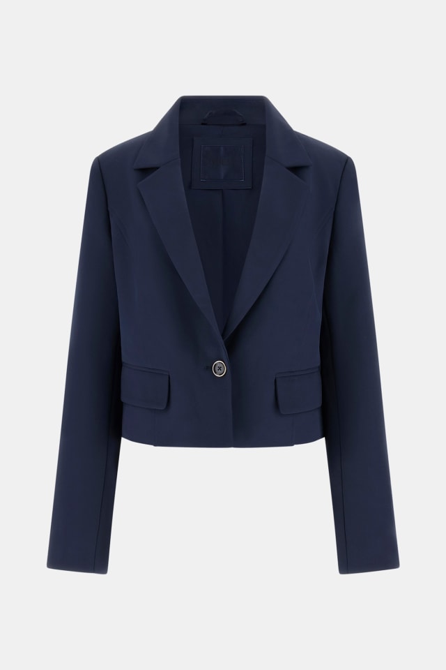 Blazer crop de um botão