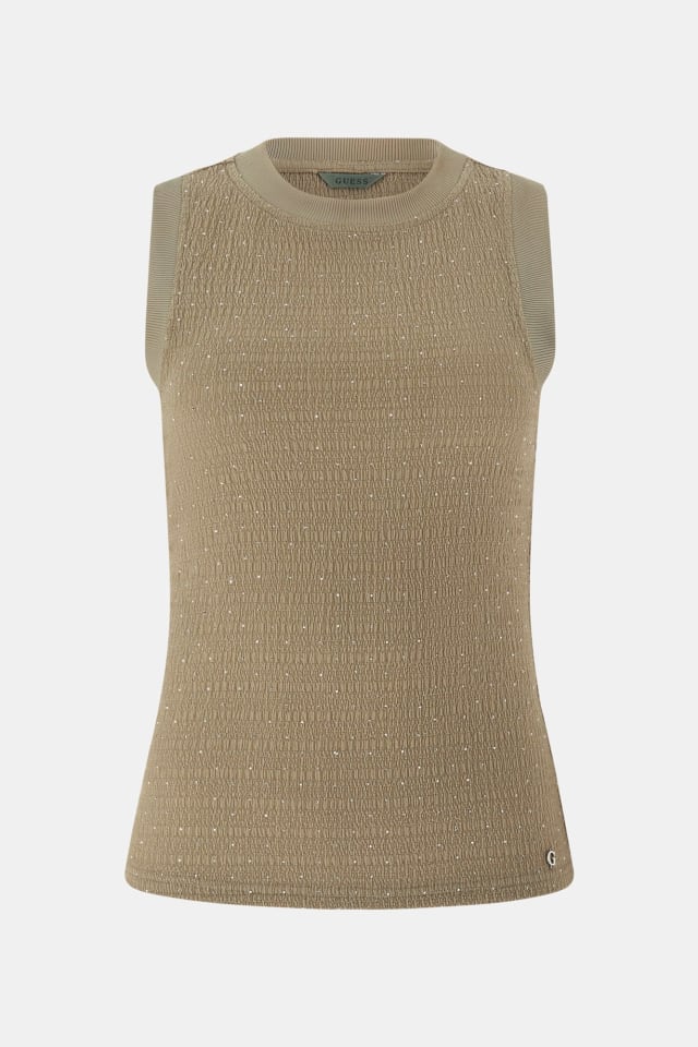Top de tirantes con piedras de strass
